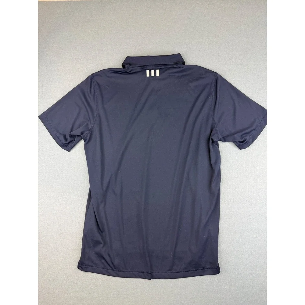 Adidas Polo‎ Shirt Mens Large Navy Blue Puremotion Golf Short Sleeve Performance